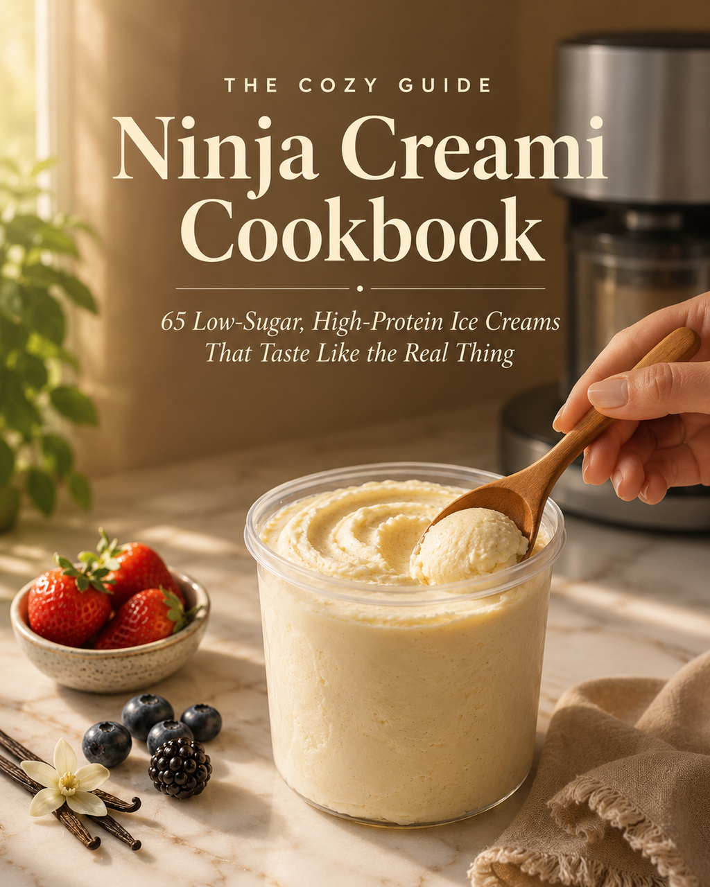 The Cozy Guide to Ninja Creami — 65 Low-Sugar, High-Protein Ice Cream Recipes